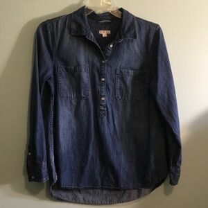 Merona Indigo Blue Denim Shirt